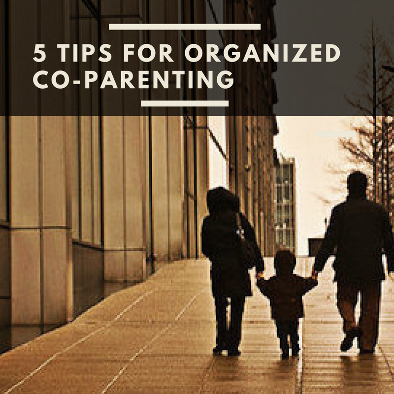 5tips for organized co-parenting